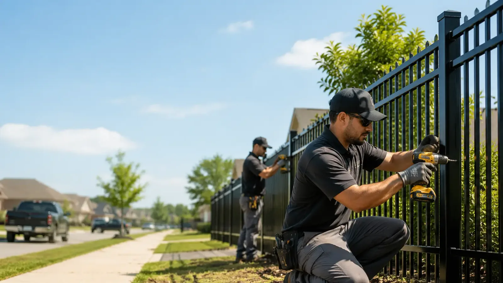 Metal Fence Installation in Jackson, MI
